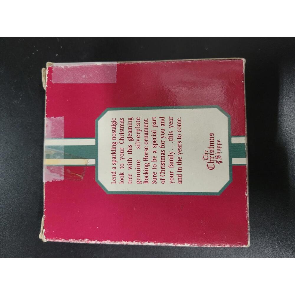 Vintage Hallmark Mouse in Red Shoe Christmas Ornament
